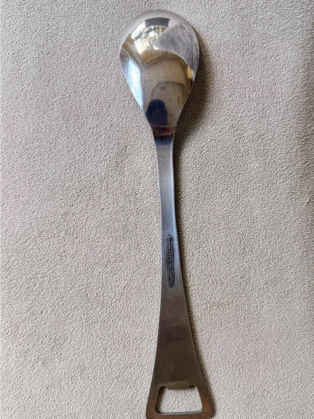 Vintage Serving / Salad Spoon Stainless Steel Made in Japan